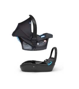 Chicco Kaily Car Seat  in Black with click and go base