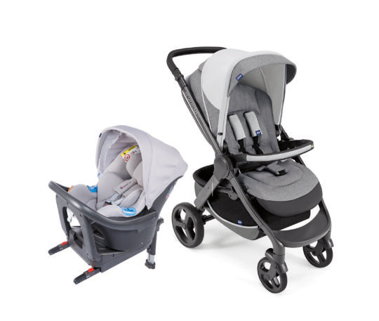 Chicco Stylego Up Crossover & Oasys i-size Bebecare Travel System-Travel Systems-Chicco-grey-www.hellomom.co.za