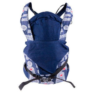 African Baby Carrier Newborn Peppertree-Baby Carriers-African Baby Carrier-Denim Boy Heart-www.hellomom.co.za