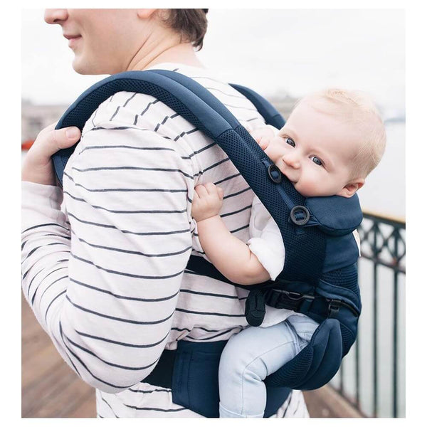 Ergobaby Omni 360 Cool Air Mesh Baby Carrier in Back Carrying Position