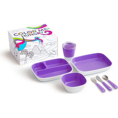 Munchkin Colour Me Hungry Dining Set with Gift Box