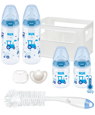 NUK First Choice Plus Temperature Control Crate Starter Pack-Bottles-Nuk-blue-www.hellomom.co.za