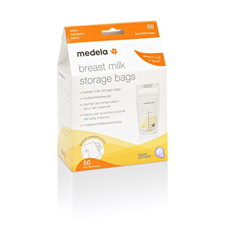 Medela Breast Milk Storage Bags 50pcs-Breast Feeding Accessories-Medela-www.hellomom.co.za