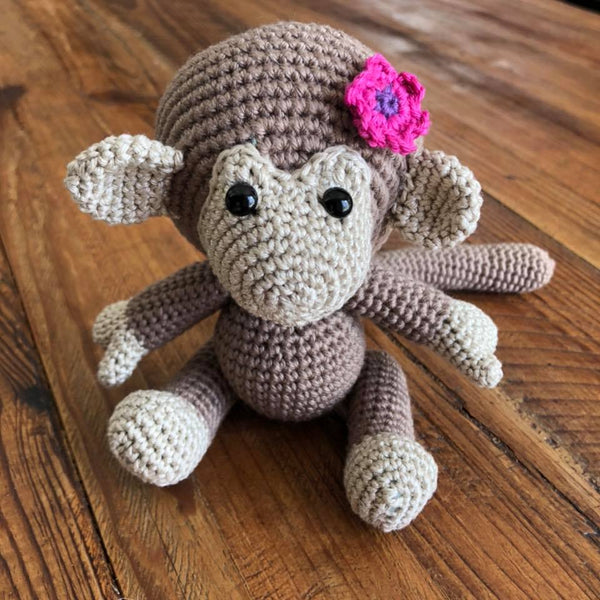 Hand Stitched Monkey-toys-In Stitches-www.hellomom.co.za