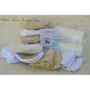 Mother Nature Budget/Starter Pack: All-in-3 Cloth Nappy-Nappies-Mother Nature-5 in Mint-Bamboo Insert-www.hellomom.co.za