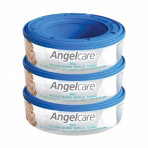 Angelcare Nappy Bin Round Refill - 3 pack-Nappy Bin Refills-Angelcare-www.hellomom.co.za