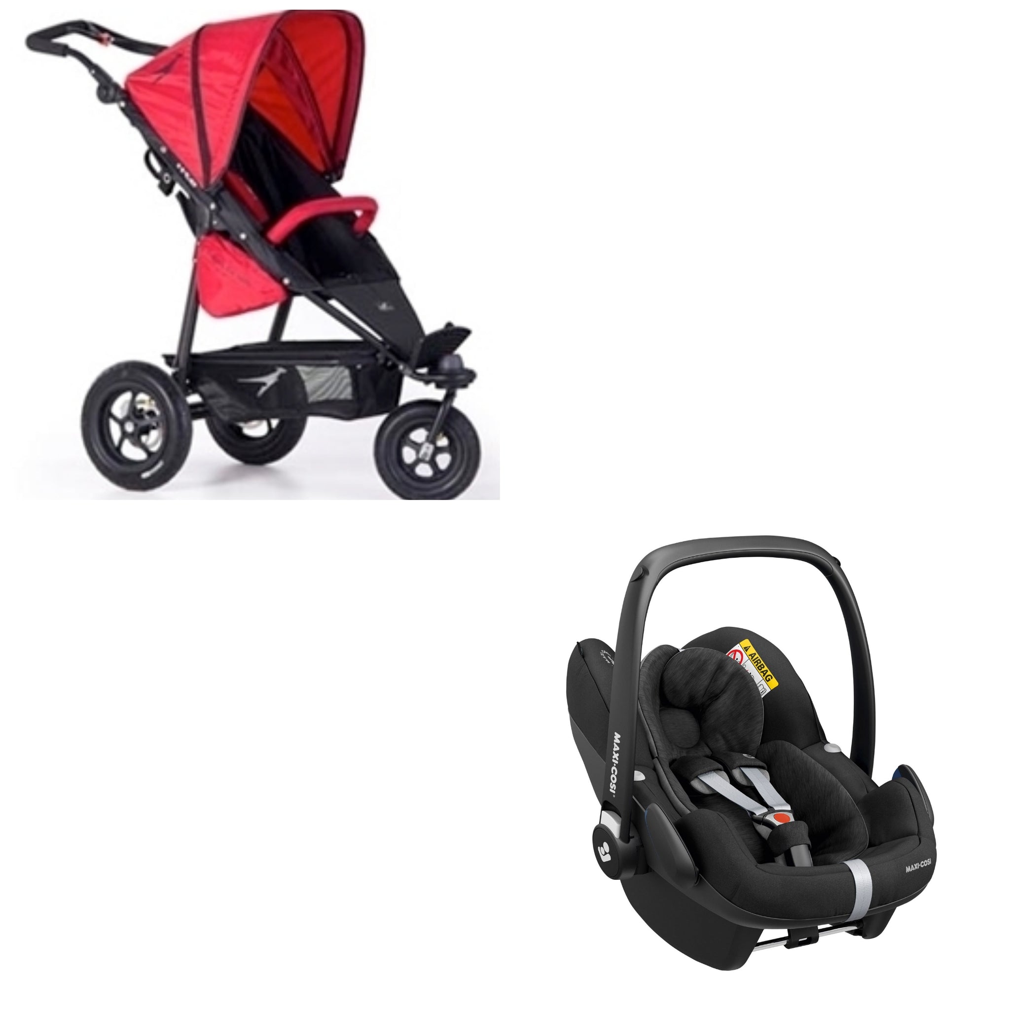 TFK Joggster Twist Lite Stroller with Maxi Cosi Pebble Pro I Size Car Seat