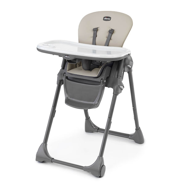 Chicco Polly Space Saving Fold Highchair in Black