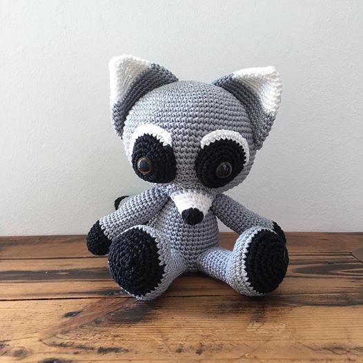 Hand Stitched Racoon-toys-In Stitches-www.hellomom.co.za