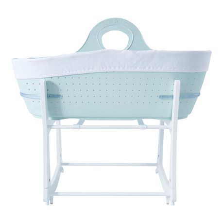 Tommee Tippee Moses Basket and Stand-Moses Basket-Tommee Tippee-Mint Green-www.hellomom.co.za