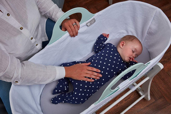 Tommee Tippee Moses Basket and Stand-Moses Basket-Tommee Tippee-Grey-www.hellomom.co.za