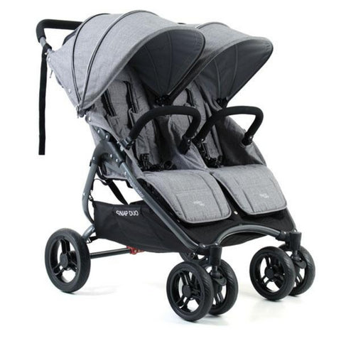 Valco Snap Duo Tailormade Double Stroller-Strollers-Valco-Grey Merle-www.hellomom.co.za