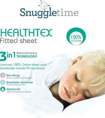 Snuggletime HealthTex Mattress, 2 Fitted Sheets and 1 Cellular Blanket-Mattresses-Snuggletime-Standard Cot-www.hellomom.co.za