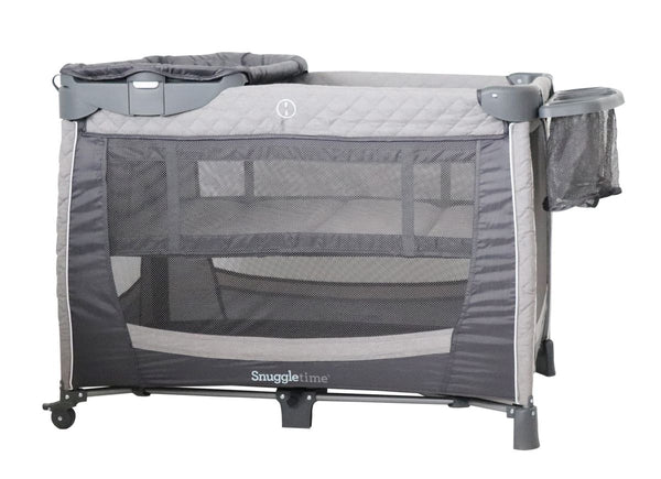 Snuggletime Camp Cot with Changer and Side Storage-Cots-Snuggletime-www.hellomom.co.za