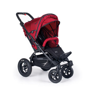 TFK Jogggster X4 Stroller-Strollers-Trends for Kids-Cranberry-www.hellomom.co.za