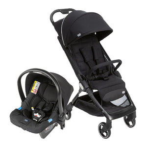 Chicco We Travel System With Kaily Car Seat in Black