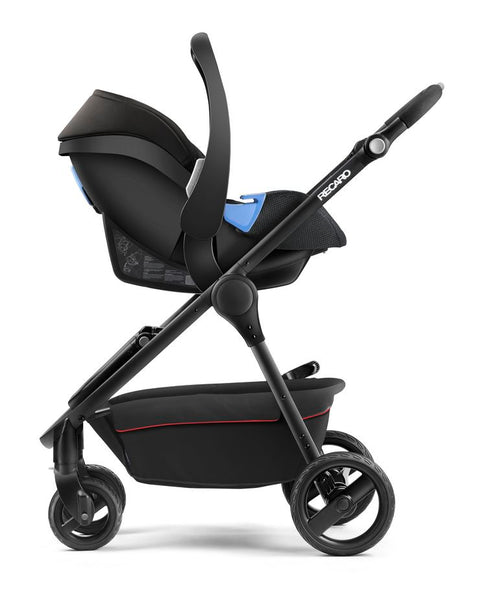 Recaro Citylife Travel System in Red and Black-Baby Strollers-Recaro-Recaro Citylife Stroller with Young Profi Car Seat-www.hellomom.co.za