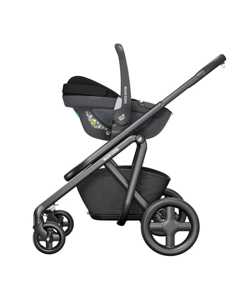 Maxi Cosi Pebble 360 on Maxi Cosi Lila Stroller