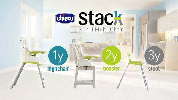 Chicco New Stack High Chair-Highchairs-Chicco-Dune-www.hellomom.co.za
