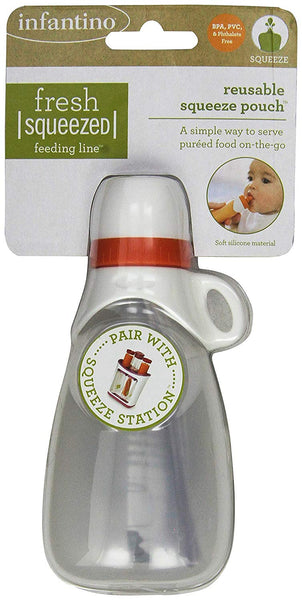 Infantino Squeeze Station Feeding Set (60 Squeeze Pouches included)-Meal Kits-Infantino-www.hellomom.co.za